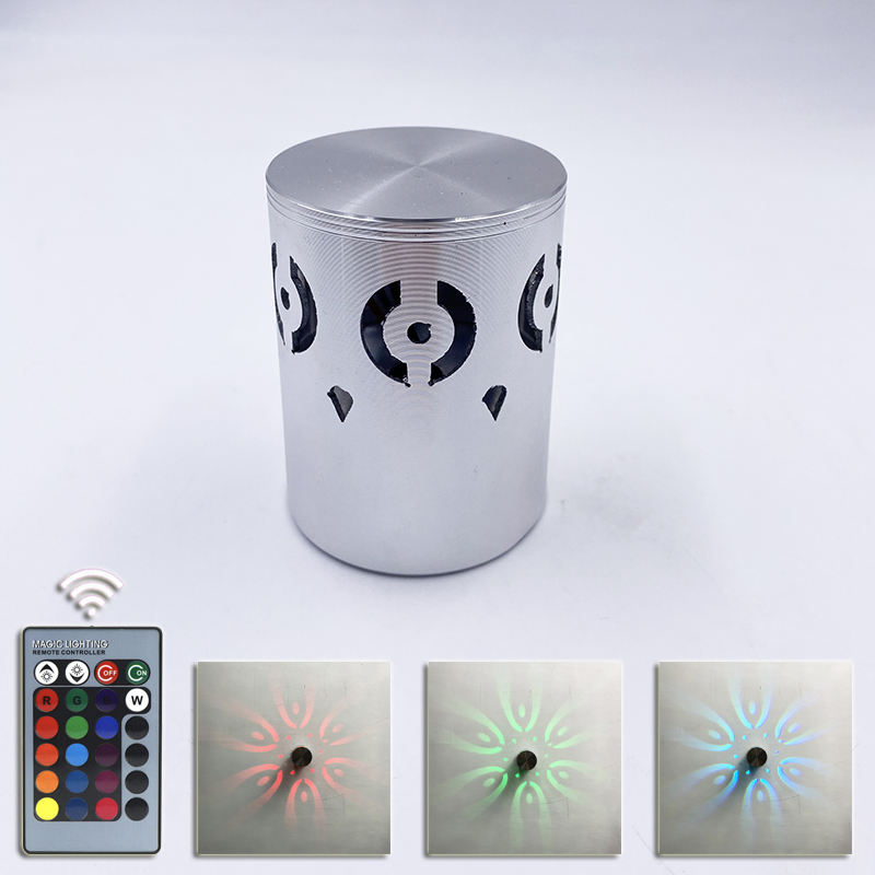 Nordic LED Maan Wandlamp voor Slaapkamer Nachtkastje Woonkamer Woondecoratie Afstandsbediening Oppervlak Inoor Verlichting Achtergrond Lamp