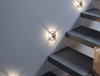 LED-lichtdoorlatende begraven lamp 1W buiten regenbestendig ingebedde tuin binnenplaats stap zijverlichting begane grond lamp