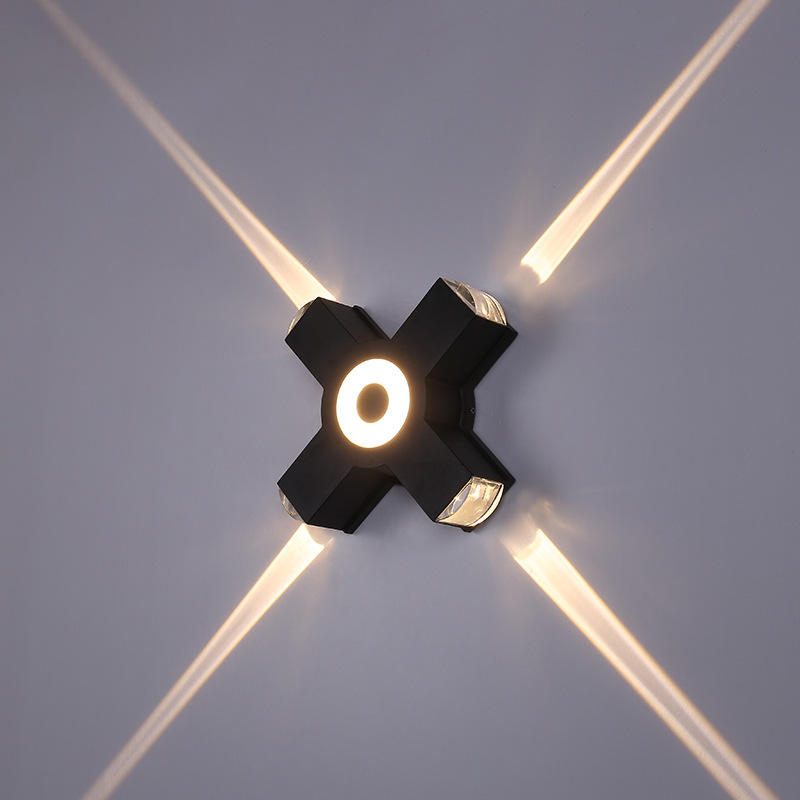 Minimalistische Opbouw Outdoor LED Wave Wandlamp En Waterdicht IP65 85 ~ 265V Minimalistische Wandlamp Voor Path Street veranda Licht