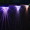 Warm licht + RGB kleur LED Solar Lamp Path Trap Zonne-energie Balkon Licht Outdoor Tuinverlichting solar light solar lamp
