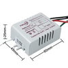 Draadloze afstandsbediening Schakelaar Smart Home Crystal Lamp Segmentcontroller 3-weg digitale LED-licht Digitale schakelaar Groothandel