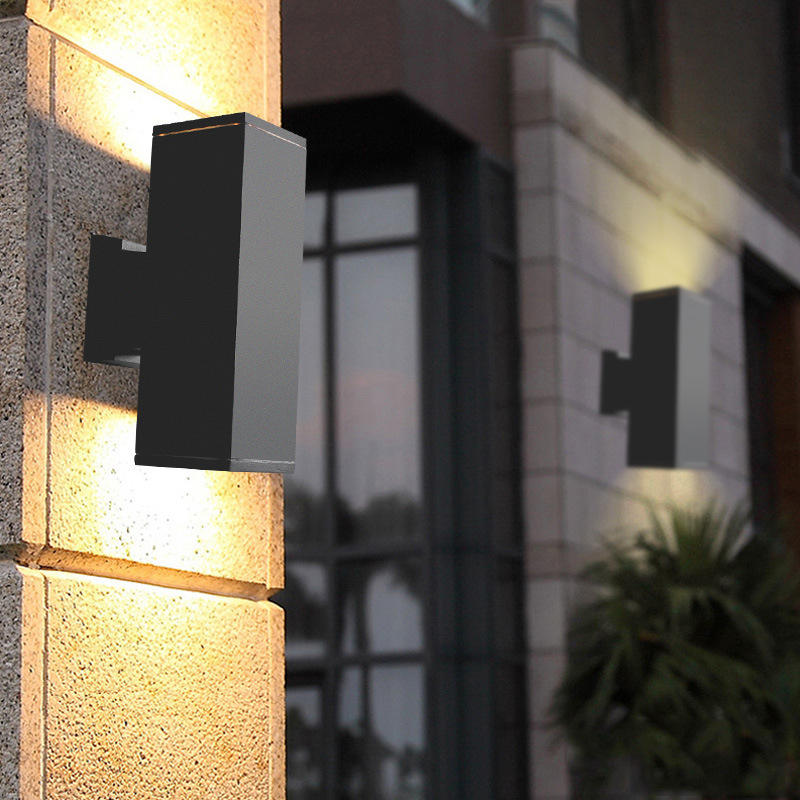 Moderne Led Waterdichte Outdoor Wandlamp IP65 Aluminium 12W LED Wandlamp Indoor Versierd Wandkandelaar Pijler Patio Badkamer