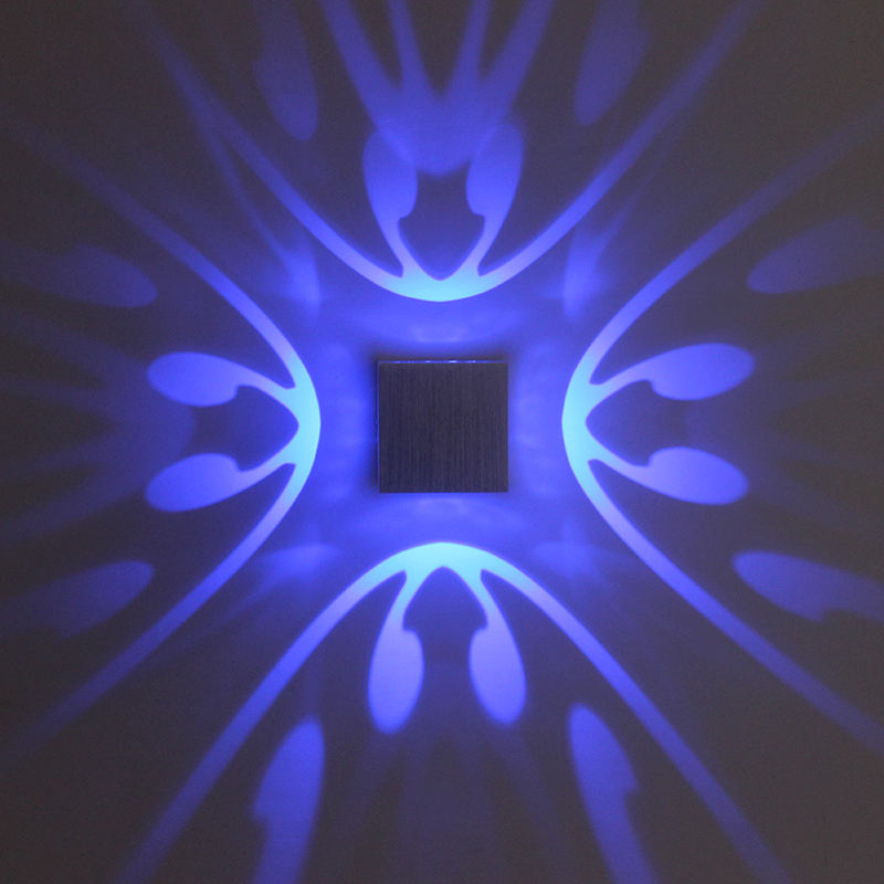 2023 RGB-ledlamp van hoge kwaliteit Vierzijdige vlinderwandlamp en binnennachtlampje met fabrieksprijs