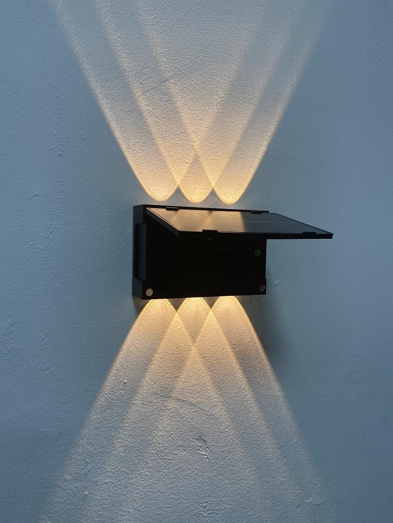 6W Solar Led Light Outdoor Waterdichte Solar Hight Lights Wandkandelaar Slimme wandlamp solar muur Buitenlamp