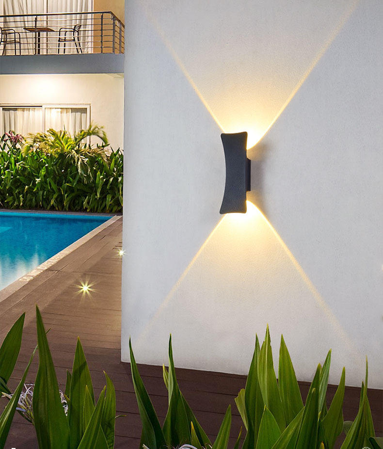IP65 LED Wandlamp Buitenverlichting Tuinverlichting Aluminium AC86-265 Binnen Slaapkamer Woonkamer Trap Wandlamp