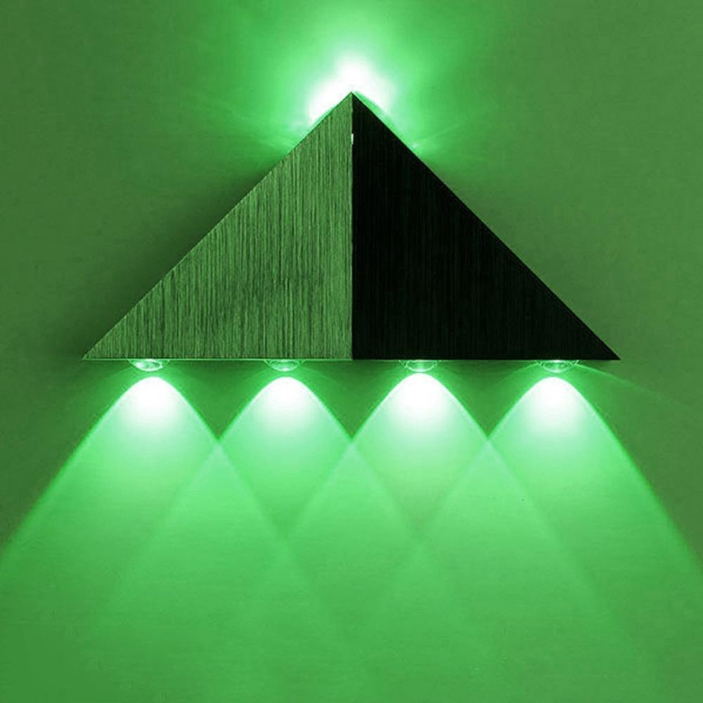 Hagood nieuwe 5W driehoekige decoratieve led-wandlamp AC85-265V binnenverlichting Scandinavisch chique Eenvoudig modern vintage