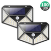 100 LED Solar Wandlampen Outdoor Solar Lamp PIR Bewegingssensor Zonne-energie Zonlicht Straatlantaarn voor Tuinverlichting