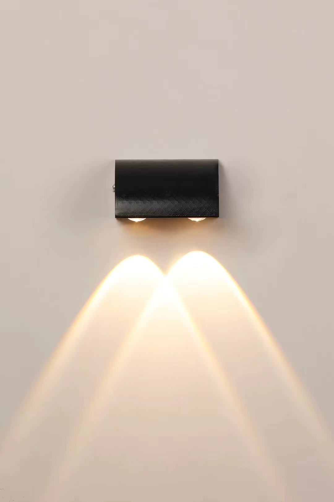 Moderne eenvoudige outdoor waterdichte LED wandlamp binnenplaats lampen poort lamp terras balkon tuin wandlamp fabrieksprijs
