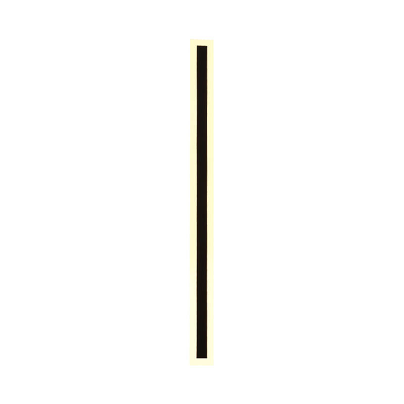 Moderne Eenvoudige Lange Strip Indoor Aluminium Wandlamp Waterdichte Outdoor Wandlamp Behuizing 360 graden tuin wandlamp