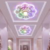 Rose kristallen plafondlamp Kristallen plafondlamp Moderne plafondlampen voor eetkamer Halverwege de eeuw Moderne plafondlamp Lampen voor woonkamer Plafond Plafond led-lamp