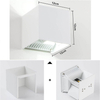IP65 Waterdichte 12W 20W Indoor Outdoor Led Wandlamp Aluminium Verstelbare Opbouw AC85 ~ 265V Led veranda Licht Blaker
