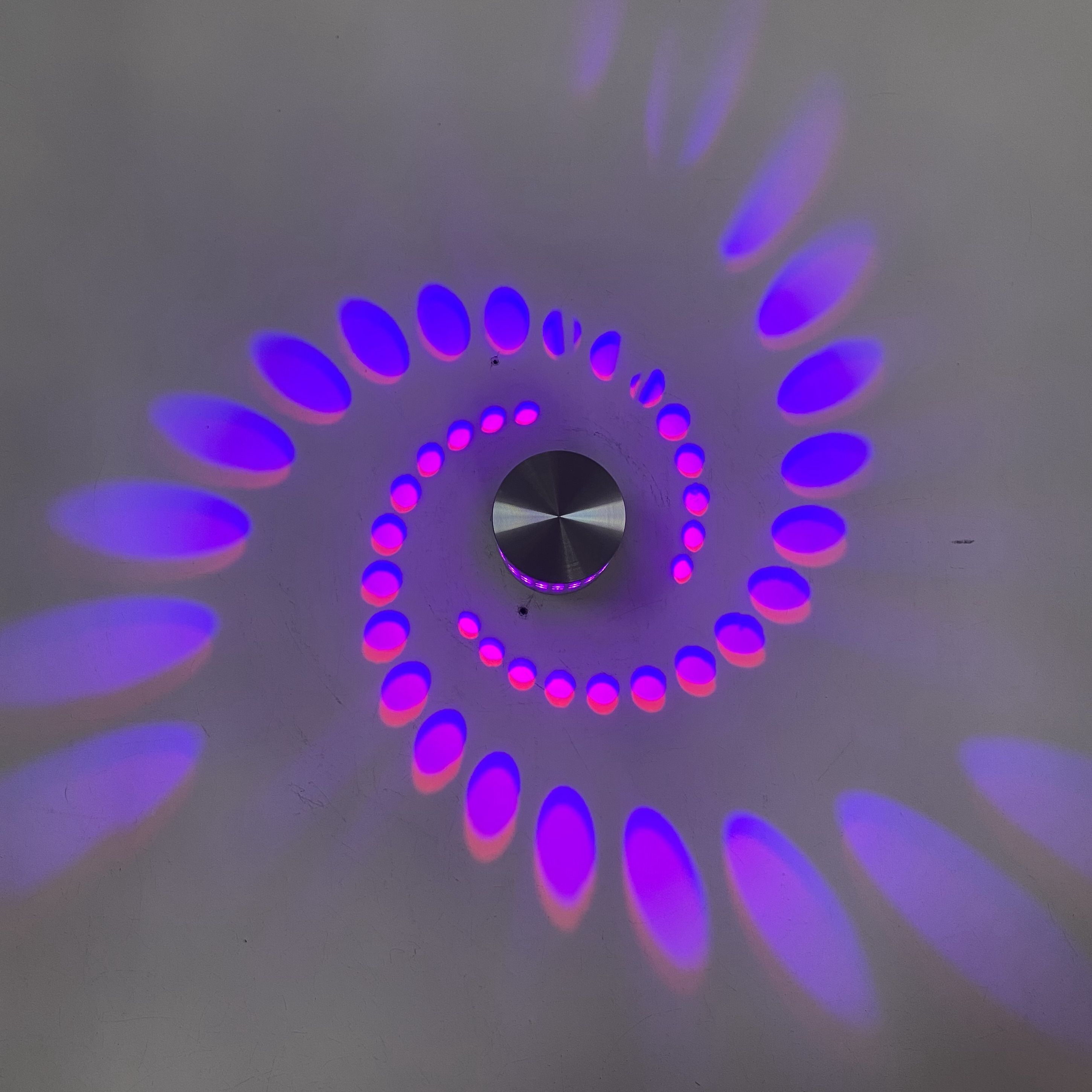 Eenvoudige Cirkel Achtergrond Decoratie Lampen Moderne LED RGB Wandlampen Woonkamer Slaapkamer Nachtkastje Gangpad Gang Binnenverlichting