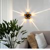 Outdoor Garden Hotel Home Decor Fancy LED Wandlamp Licht Multilaterale Shine Landschap Verlichting Op en neer Meubelgang