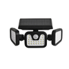 Hagood Outdoor waterdicht 3 Heads Wandlamp Three Heads 83 COB Solar Sensor LED Powered Security Lights