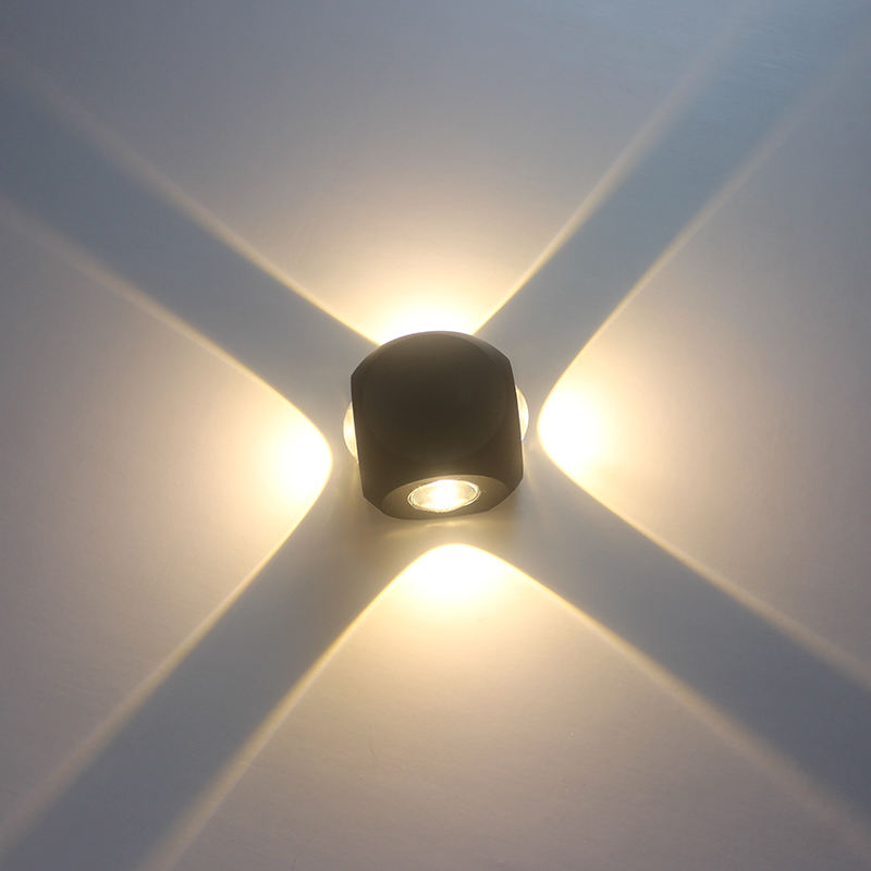 4W Led Wandlamp Outdoor Led Waterdicht Gebouw Exterieur Poort Balkon Tuin Yard