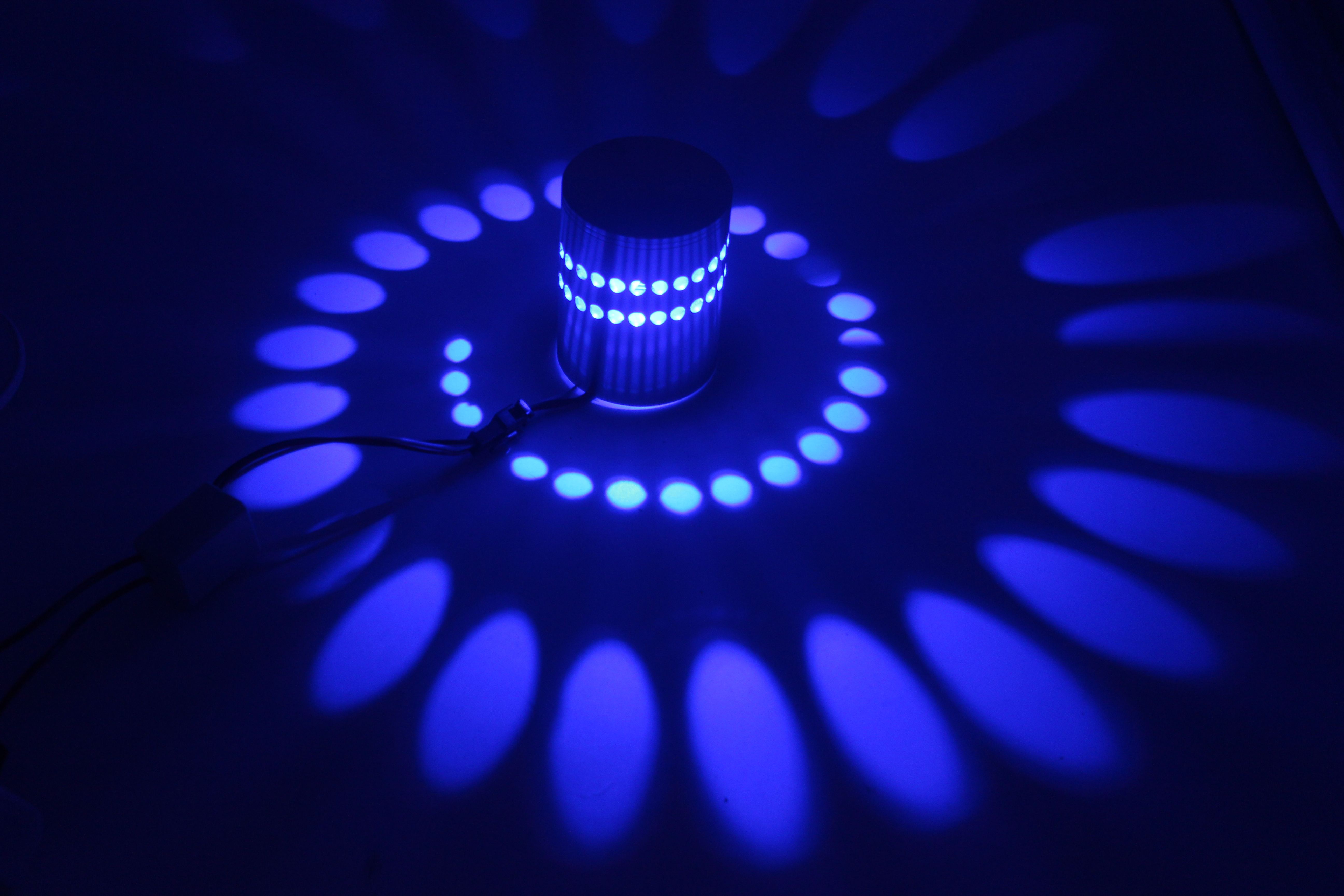 Spiraal Gat RGB LED Wandlamp voor Indoor Home Versieren Fancy Nachtverlichting Plafondlamp Loft Vogue Meubels