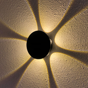Groothandel Wandlamp Binnen Buiten IP65 Wandlamp Tuin Villa Slaapkamer Strip Lijn Lamp Nachtkastje Wandarmatuur Verlichting 360 Graden