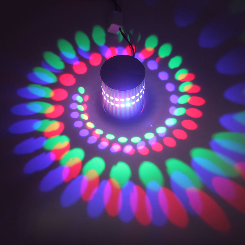 Gemengd licht van wandlamp met spiraalgat met fabrieksprijs en chique modern nachtlampje voor binnen RGB met afstandsbediening