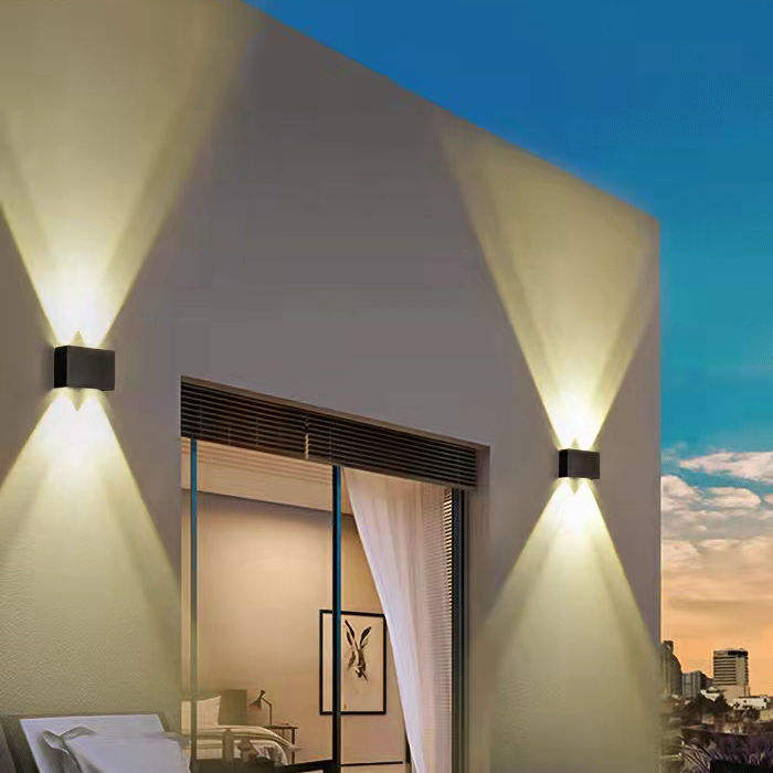 Led Wandlamp Veranda Outdoor Indoor Up Down Wandlamp Voor Thuis Trap Slaapkamer Nachtkastje Deur Lamp Gang verlichting Merk Licht