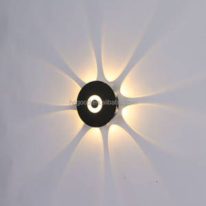 6W 8W IP65 paddestoel vorm 360 graden led wandlamp voor buiten decoreren fleuren waterdichte wandlamp wandmontage