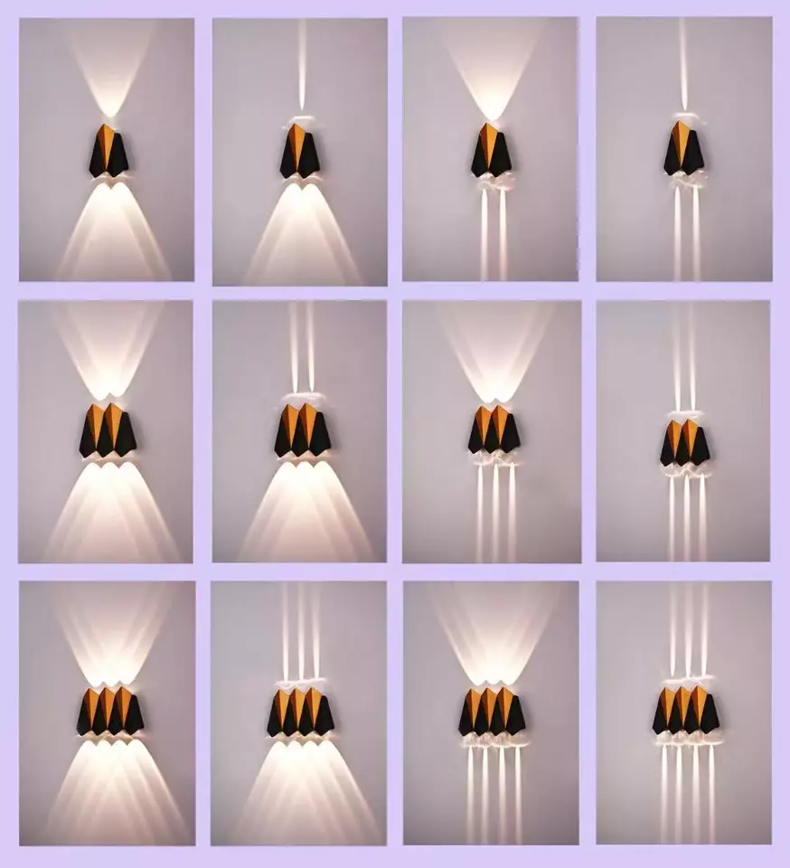 Moderne veranda wandlamp binnen aluminium schans interieurverlichting op en neer wandlamp buiten waterdichte tuin led wandlamp