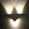 Best verkochte moderne creatieve led driehoek wandlamp 3W 9W voor binnenverlichting