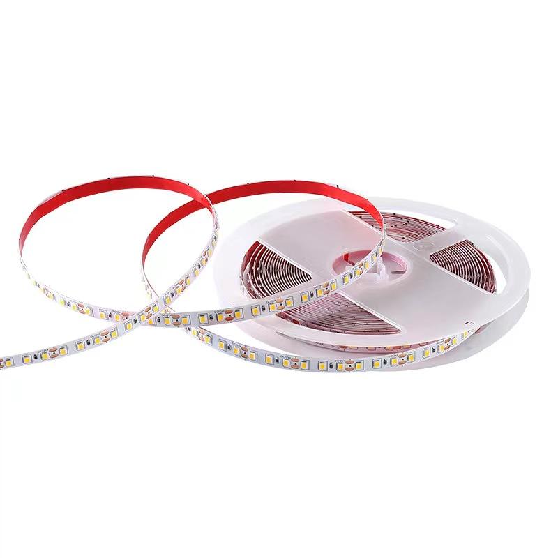 COB licht met 12V 24V lage druk zelfklevende zachte lichtstrip 2835 lijn flexibele magic led tweekleurige waterlichtstrip