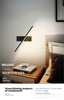 6W Moderne LED Wandlampen 330 Draaibare Nachtkastje 12W AC96V-260V Wandkandelaar zwarte Lamp Gangpad indoor decoratie Verlichting