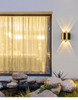 4W 6W 8W 10W Led Wandlamp Rechthoek Goud Zwart Licht Up En Down Lichtgevende Body lamp Verlichting Stijl Moderne Wandlamp