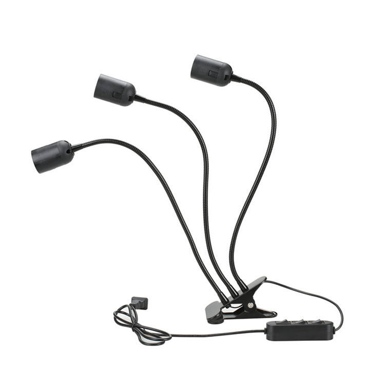 Grensoverschrijdende LED-cliplamp Enkele kop Dubbele kop Driekoppige clip Lamphouder E27 Universele lamphouder met clip