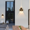 LED-wandlampen Led-honingraat omhoog en omlaag LED-lampverlichting Stijl Moderne buitenschansen