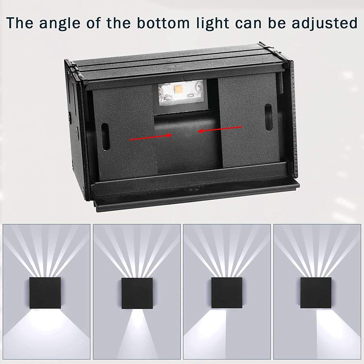 Led Wandlampen IP65 Waterdichte Outdoor/Indoor Trap Verlichting A85-265V Up Down Light Voor Tuin Woonkamer Muur Thuis room Decor