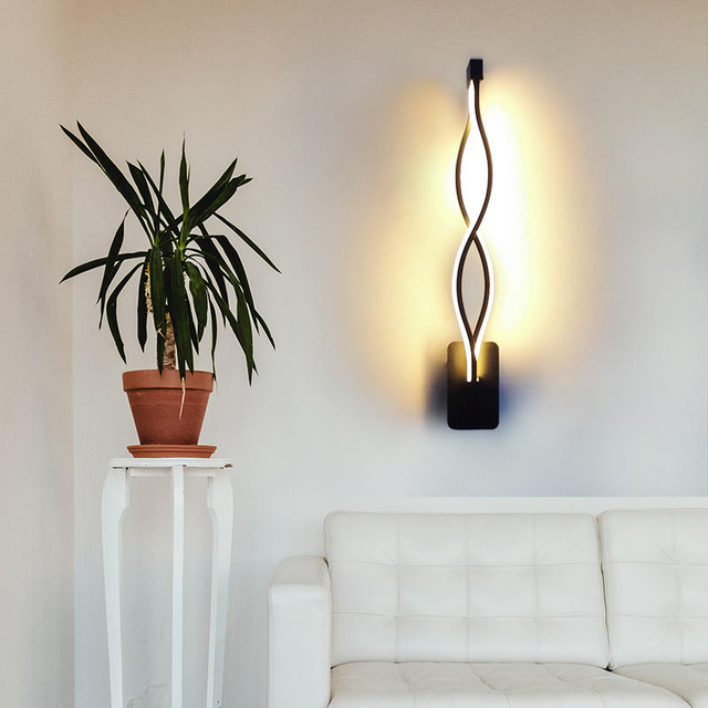 24W 2.4G traploos dimmen traploos afgestelde wandlampen met afstandsbediening traplamp gangverlichting binnen wandlamp