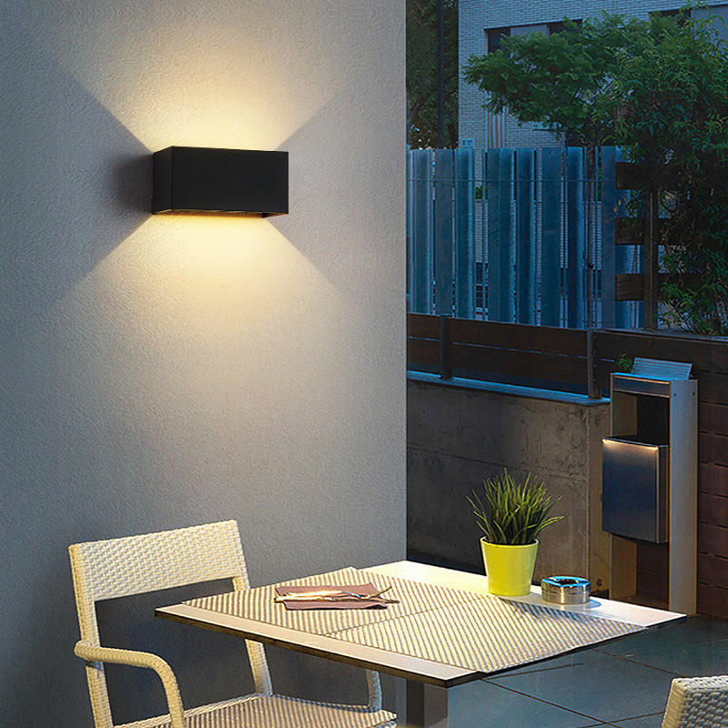 groothandel outdoor waterdichte ip65 decoratieve opbouw vierkante indoor outdoor wandlamp