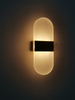 6W Ovale Wandlamp Acryl Wandlamp Rechthoekige Wandlamp LED Wandkandelaars AC85-265V Indoor Aluminium Ronde Vorm Lichten Wandlamp voor Woonkamer Slaapkamer Hotel Restaurant Verlichting
