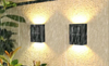 Solar Wall Washer Outdoor Waterproof Up en Down Lighting Lamp Villa Decoratieve Tuin Wandlamp