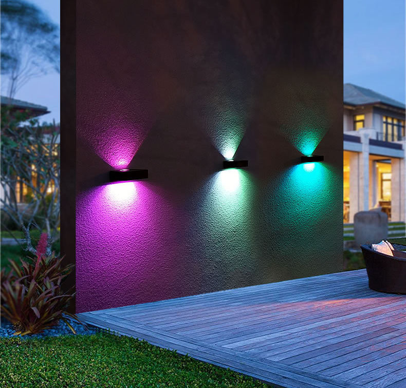 Solar Light Waterdicht Led Light Outdoor Zonlicht Lamp voor Tuin Straat Landschap Balkon Decor Solar Wandlamp Outdoor