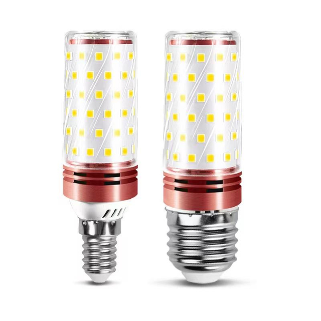 7W LED E14 E27 lamp tricolor temperatuur maïs lamp 12W 16W 18W kroonluchter lamp voor indoor wandlamp
