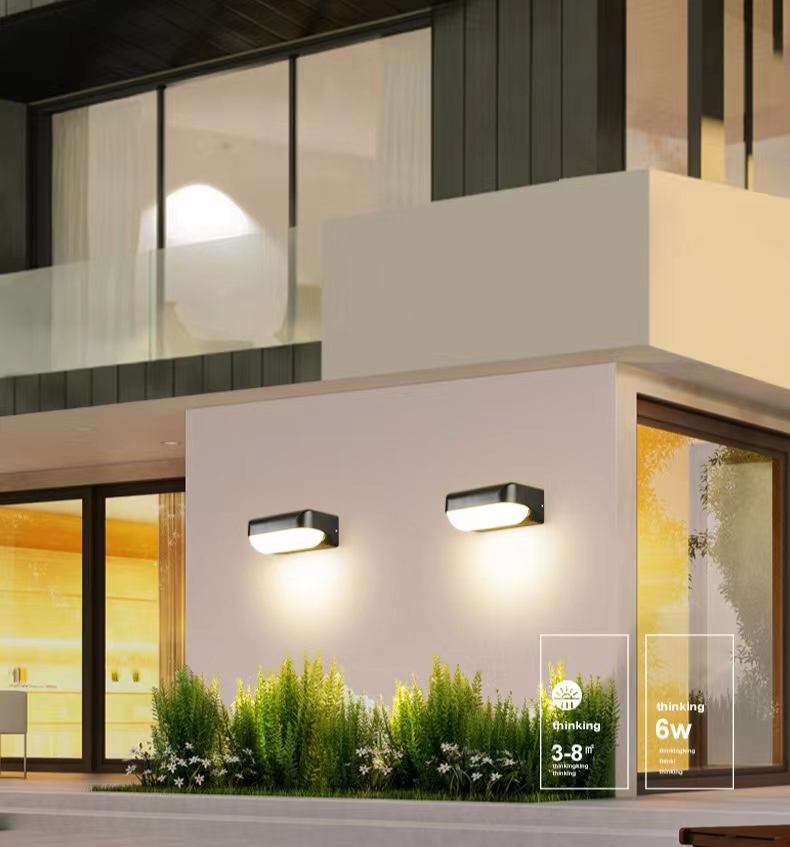 12W LED-buitenwandlamp Waterdichte led-wandlamp eenvoudig gangpad trappen binnenplaats licht balkon wandlamp super helder