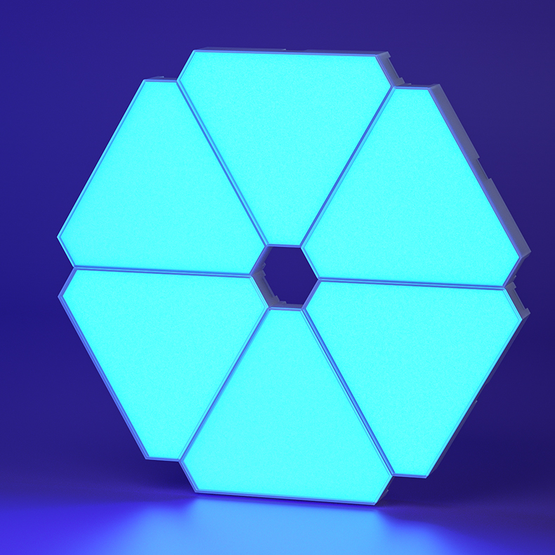 RGB Gaming Sfeer Licht Pickup Geluidsgestuurd Honingraat Quantum Tafel Kamer Decoratie Achtergrond Wandlamp USB APP WIFI