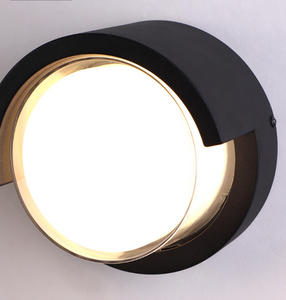 Nieuwe acryl waterdichte wandlamp rond warm licht koud licht RGB met controller decoratie moderne wandlamp