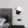 Klassieke Lampen Kristal Slaapkamer Nachtkastje Mount Binnenverlichting Binnen Decoratief Goud Zwart Metaal Moderne Led Glazen Wandkandelaar