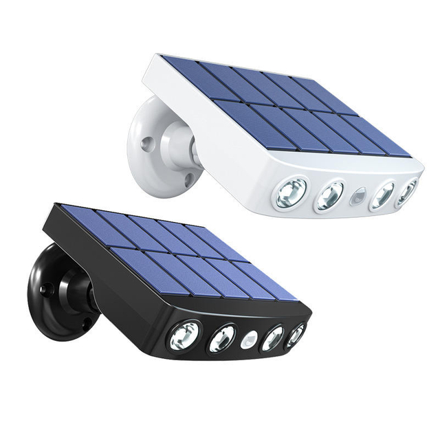 High Bright Fence Outdoor LED Zonne-energie Waterdicht Wall Mounted Solar Light voor tuin