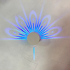 Creatieve Pauw Projectielamp Remote Touch RGB Kleurrijke Led Achtergrond Nachtlampje Dier Wandlamp Home Deco Voor Slaapkamer