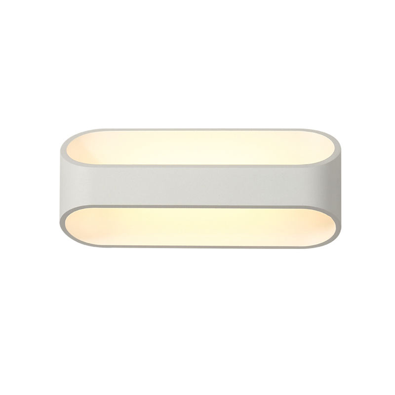 Nieuwe witte aluminium 5W RGB wandlamp Up and Down indoor wandlamp diy kleur met controller indoor wandlamp RGB wandlamp