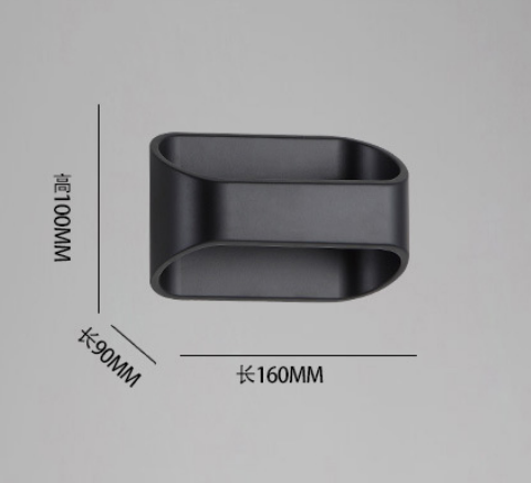 2023 Witte aluminium 5W wandlamp Up and Down Wandlamp voor binnen Wandlamp voor binnen