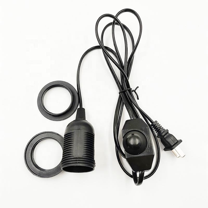 110 V 220 V 301 Dimmer Dimbare Schakelaar E26 E27 Elektrische draad plug Schakelaar En Draad 0.75mm 0.5mm 0.35mm E26 lamphouder