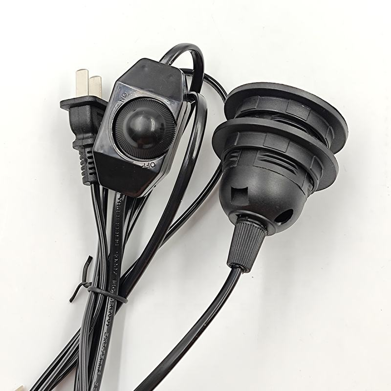 110 V 220 V 301 Dimmer Dimbare Schakelaar E26 E27 Elektrische draad plug Schakelaar En Draad 0.75mm 0.5mm 0.35mm E26 lamphouder