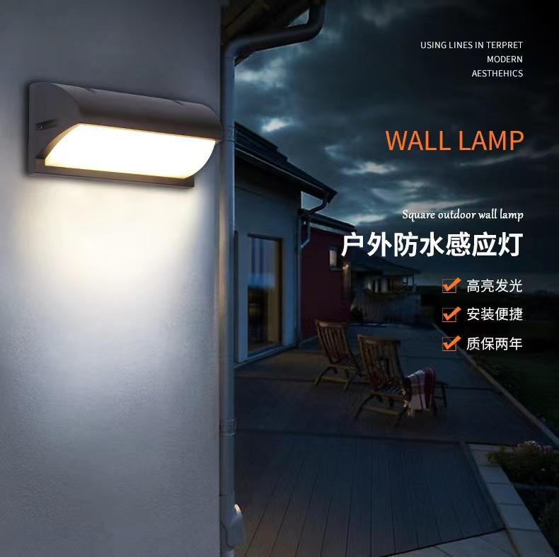 12W LED-buitenwandlamp Waterdichte led-wandlamp eenvoudig gangpad trappen binnenplaats licht balkon wandlamp super helder