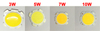Fabriek groothandel COB lichtbron 10-50W high power high display index highlight geel licht wit licht COB lamp kralen